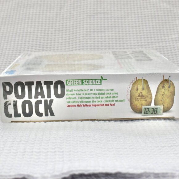 NWT 4M Potato Clock Kit Green Science Education Craft Gift Kids Teens - Picture 3 of 4